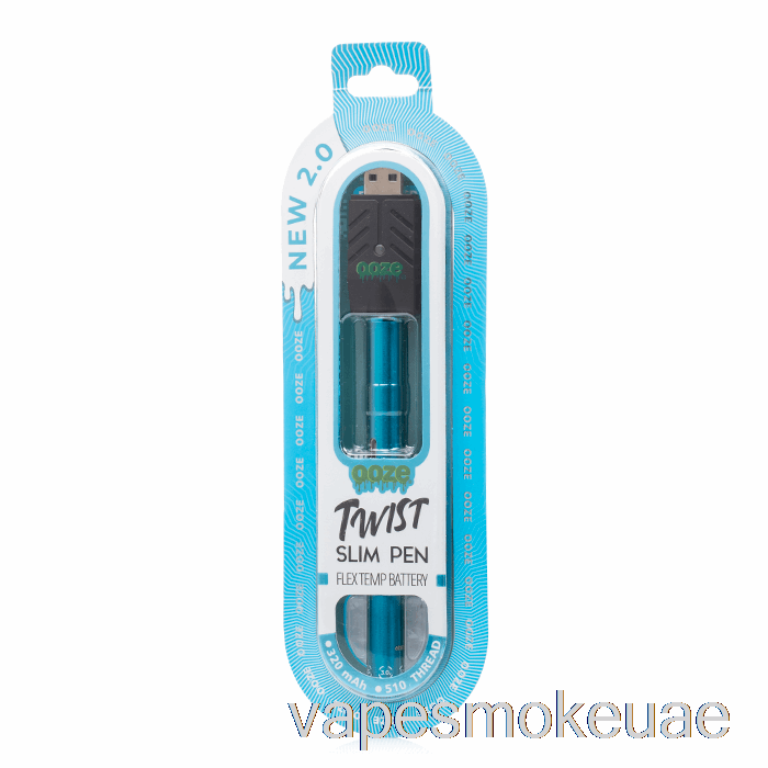 Vape Uae Ooze Slim Twist Pen 2.0 بطارية مرنة درجة الحرارة، أزرق ياقوتي